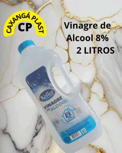 Vinagre de alcool 8% 2 lt e 4% 5lt