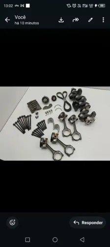 Kit Motor pistão virabrequim Golf 2015 1.4 Tsi