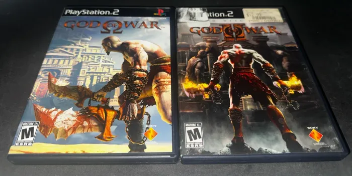 God of war 1 e god of war 2 ps2 original CIB