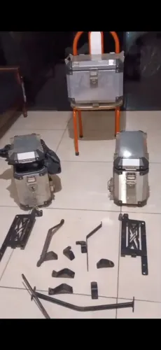 Kit Baús/bauletos Braz de alumínio 