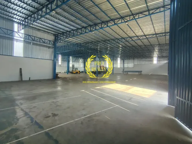 Galpão 1.360m²/ Zona Leste/ galpão novo Próximo à Autaz Mirim