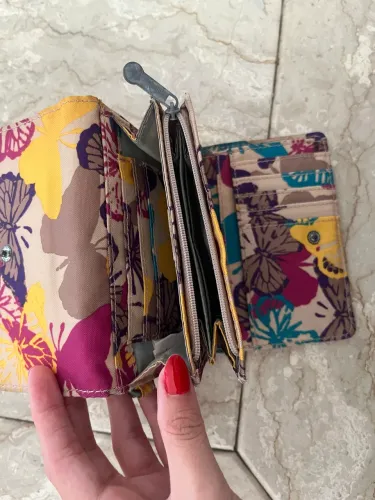 Carteira Kipling Original Feminina Estampada com Porta Cartões