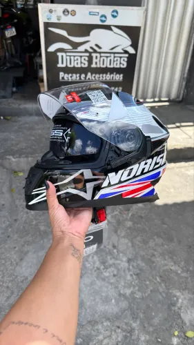 CAPACETE NORISK SOUL II GRAND PRIX UNITED KINGDOM