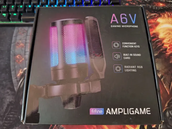 Microfone Fifine Ampligame A6V