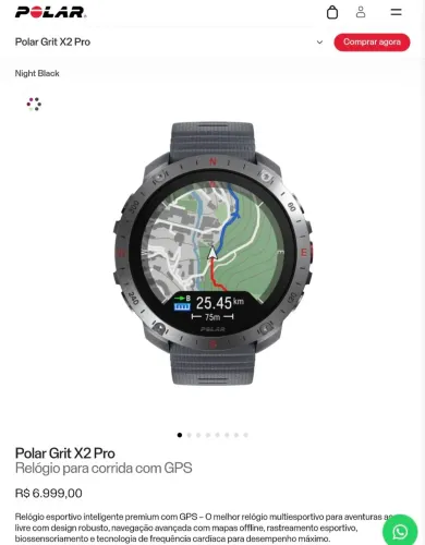 Polar Grit X2 Pro - Novo (Com Nota Fiscal)