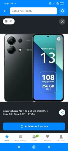 Celular xiomi note 13 256 gb 