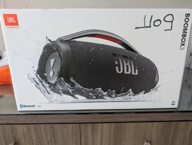 Caixa de Som JBL Boombox 3 Bluetooth 80W - Produto Novo Lacrado na Caixa