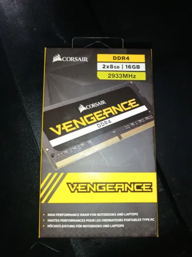 Memória ram notebook ddr4 2933mhz corsair 