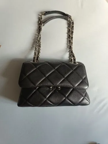 Bolsa Arezzo Mizz couro legítimo tamanho grande 