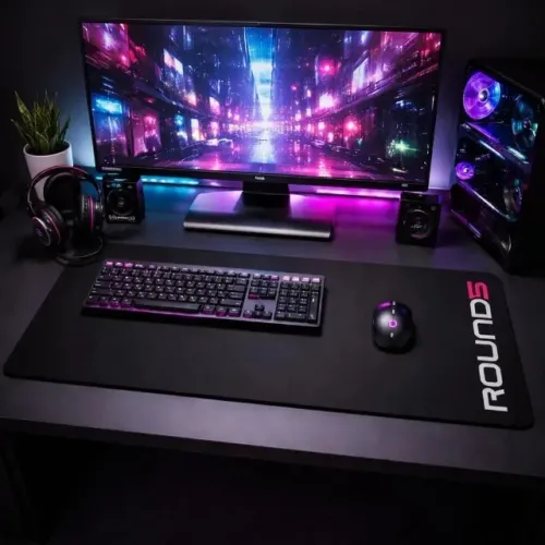 Mousepad Gamer Round5 Slide Blk II, Extra Grande, 900x400x4mm - R5-SLIDE-BKLII-2247