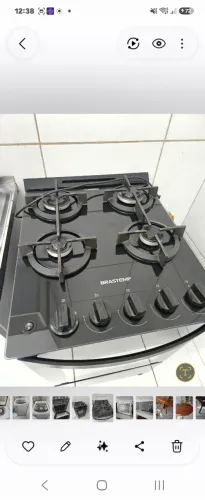 Fogão Brastemp estilo coktop 