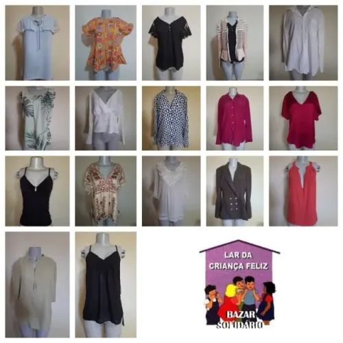 VÁRIAS PEÇAS DE ROUPAS FARM, MOB, SHOULDER, GAP ENTRE OUTRAS