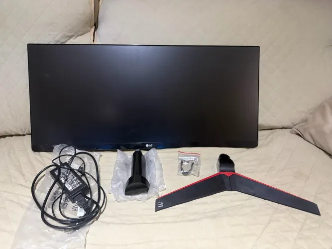Monitor LG ultrawide perfeito aceito cartão e trocas