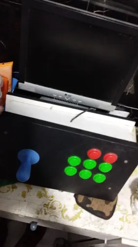 Controle Arcade USB para PC e Emuladores - Funcionando