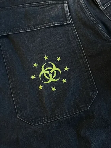 Calça toxic denim