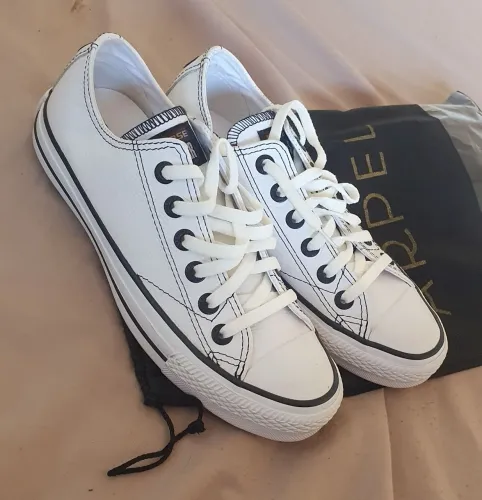 All Star Branco Couro - Nunca Usado