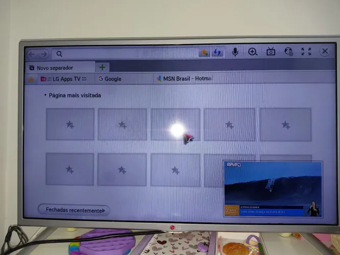 Smart TV LG 32" LED HD (Modelo 32LB580B) - Funcionando em bom estado