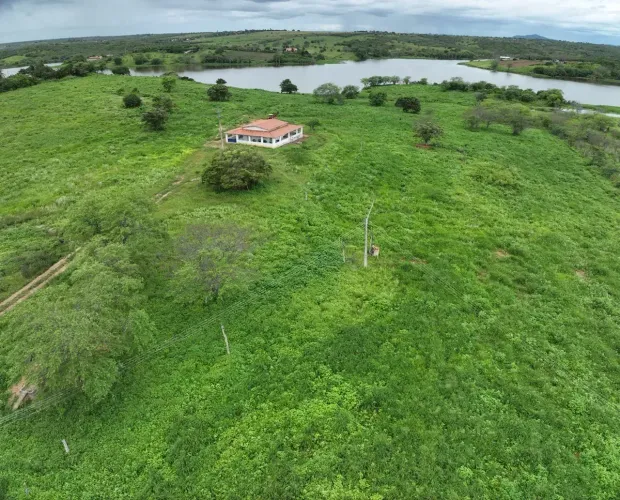 fazenda com 200 hectares nas margens da barragem em São Paulo do potengi