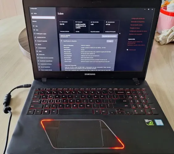 Notebook Gamer Samsung