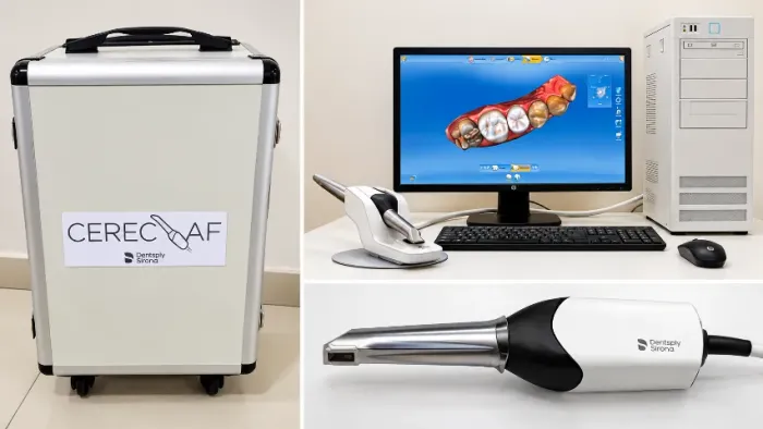 Scanner Intraoral Cerec Omnicam AF Dentsply Sirona - Completo (Mala + CPU)