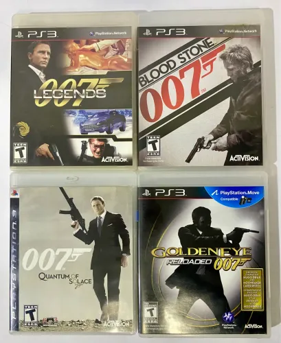 Coleção 007 PS3 Mídia Física Original Jogos Completos com Manual