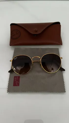 Óculos Ray-Ban Round Metal Original | Polarizado + Acessórios