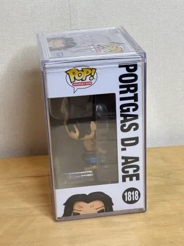 Figura Funko Pop One Piece Portgas D Ace Guerra Marineford + Case protetora original Funko
