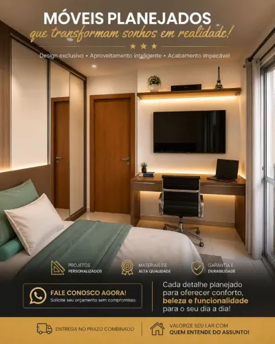 Quarto planejada do seu sonhos 