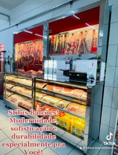 Balcão para açougue e mercado 