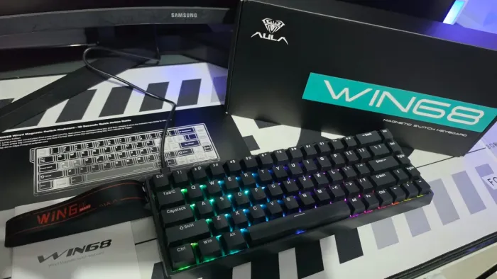 Teclado Magnético AULA WIN68 - NOVO 8000hz 0.01mm