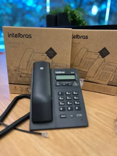 Telefone Intelbras novo na caixa