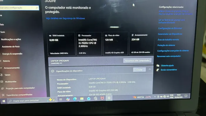 Notebook core I3