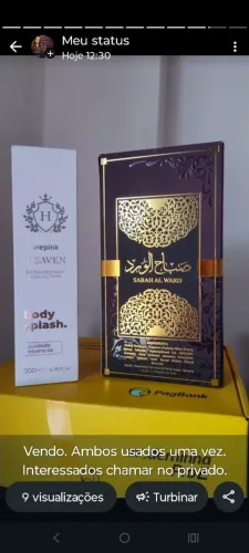 Perfume árabe e Wepink