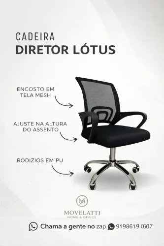 Cadeira diretor lótus