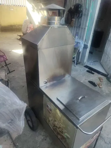 Carrinho pra churrasquinho aço inox