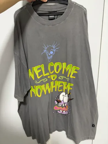 Camiseta Baw cão coragem cinza 3G