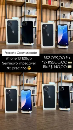 iPhone 13 - Seminovo, Garantia 6 meses