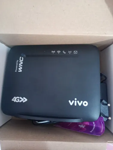 Roteador 4G desbloqueado da vivo , funciona com qualquer chip. Roteador de tomada 