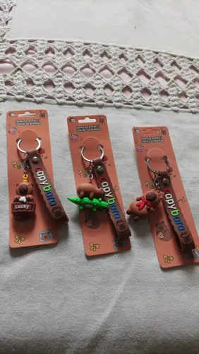 Chaveiros personalizados capivara