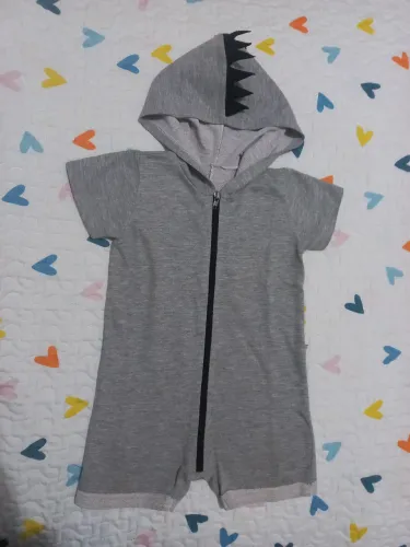 Romper de Ziper com Touca 18 meses
