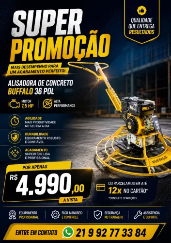 ALISADORA DE CONCRETO BUFFALO BFG100 36