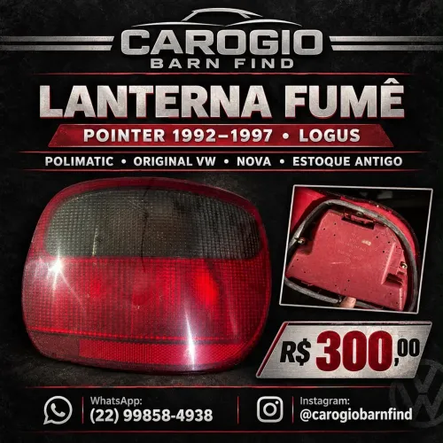 Lanterna Fume Logus Pointer 92 a 97 Original Vw Nova Estoque Antigo