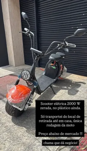 Scooter 0km no plástico 