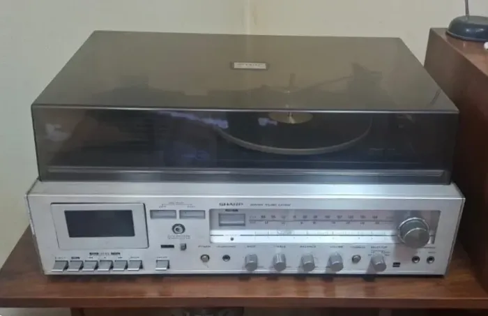 Toca discos 3 em 1 Sharp stereo