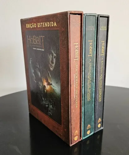 Bluray Trilogia O Hobbit Versão Estendida - 3 Filmes Digipack