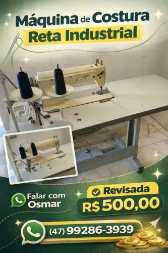 maquina de costura reta industrial