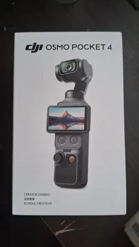 Dji Osmo Pocket 4 Creator Combo com Microfone e Acessórios