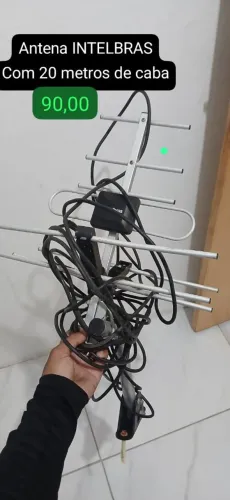 Antena intelbras com 20 metra de cabo