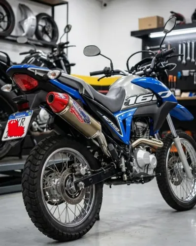 Escapamento Completo Bros 150/160 Powercore 2 Com Bomber
