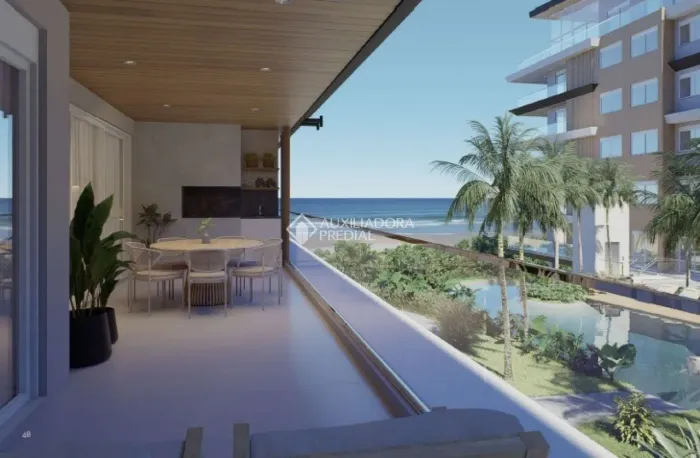 Apartamento 02 dormitórios exclusivos de frente para o mar na Praia Brava
